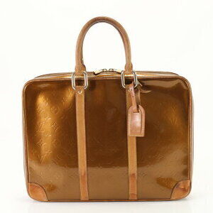 Louis Vuitton Vernis Patent Van Damme Business Bag Briefcase Tote